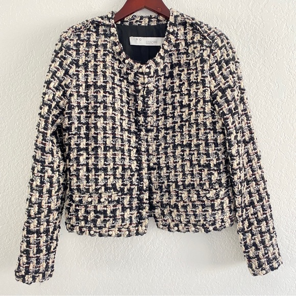 Iro
Gonna Pearl-Embellished Cropped Tweed Jacket - Picture 7 of 16